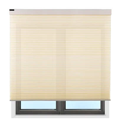 Honeycomb Blinds installed outside the window frame